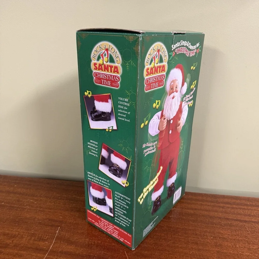Rock A Long Santa Smart Industrial Group 1999 Excellent Condition New In Box